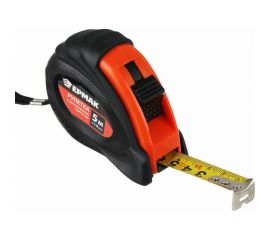 Рулетка ЕРМАК с обрезиненным корпусом, 5 м, 19 мм 658-088 