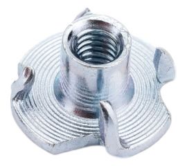 Гайка мебельная забивная Tech-Krep цинк М4 10 шт. пакет 152036 