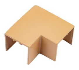 Поворот EKF Plast PROxima, 90 градусов, 25х25, 4 шт, под светлое дерево abl-25-25x4 