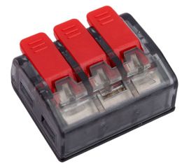 Клемма EKF СМК 221-413, 3 отверстия, 0.2-4.0мм2, 100шт, PROxima SQ plc-smk-221-413 