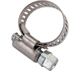 Червячный хомут CNIC 14-22/12,7 мм, W2 нержавеющая сталь, с оцинкованным винтом SAE J1670 05B1422 52553 
