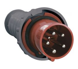 Электрическая кабельная вилка IEK 63А 3P+E+N 380В IP54 035 ИЭК PSR02-063-5 
