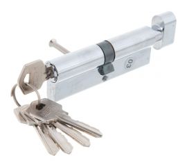Цилиндровый механизм НОРА-М ЛУВ-90 45-45 хром Х 6658 