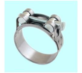 Ленточный винтовой хомут CNIC 60-63/22 мм, М6x60 мм, W2 нержавеющая сталь 26В6063 52613 