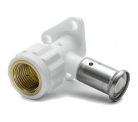 Водорозетка HENCO ВР, ПВДФ пресс, белая, 20x3/4"", 56 мм 2PKW-2005 