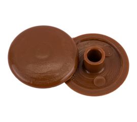 Заглушка Tech-Krep для шуруп-стяжек HEX 7 мм коричневая, 50 шт. пакет 148062 