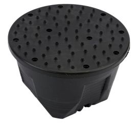 Держатель круглого проводника EZETEK 8-10мм для плоской кровли, пластик 91052 