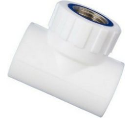 Тройник MeerPlast полипропиленовый PPRC комбинированный Ду25x15 Ру15 ВР D200-00548 