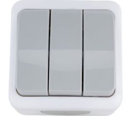 3-клавишный выключатель NE-AD 10А, 250В, MULTIMA, Белый 92-51-33 