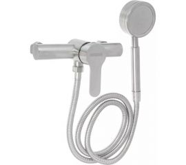 Смеситель для душа СоюзКран с душевым набором, керамический картридж 40 мм, нержавеющая сталь SS04-N118 567-096 