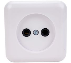 Розетка ООО Ливны-Электро РА 10-007 , белая РАф 25 
