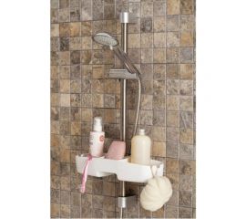 Полочка на душевую штангу PRIMANOVA DRIPPY до 4 кг, белый M-N23-01 