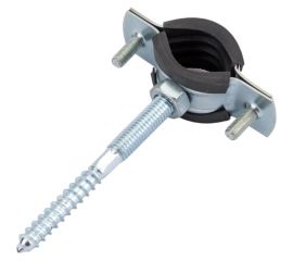 Металлический хомут Политэк 1/2" (20-24) в комплекте 35000012 