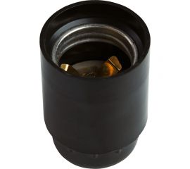 Патрон FERON Lh81 Е27, 250v, карболит, латунь, черный, размер 38x58 мм, 41040 