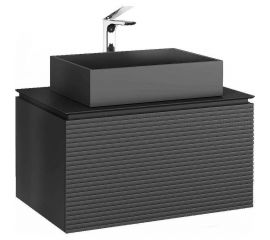 Тумба Jorno Stone 80 подвесная, антрацит Stn.01.80/P/A/JR 