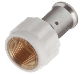 Муфта HENCO ВР, ПВДФ пресс, белая, 20x3/4"" 18PKW-2005 