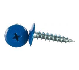 Прессшайба Качественный КРЕПЕЖ 4.2х19 мм, синяя RAL 5005, острая, 250 шт 0301103 КЧ 