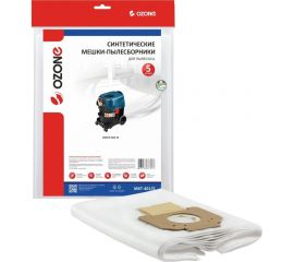 Мешки-пылесборники синтетические для пылесоса 5 шт OZONE MXT-401/5 