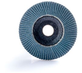 Конический лепестковый круг ZC721X STD 125x22 мм, цирконий, Р60 Interflex 1003603041 