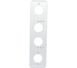 Рамка для номера SKYWAY металл, белая с порошковым покрытием, без надписи, под болт S04101007 