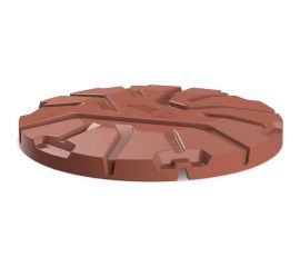 Крышка колодца POLIMER GROUP Роса - 2 цвет коричневый DK2S11 