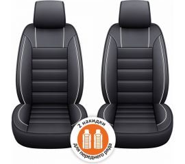 Накидки на сиденье SENATOR STARK каркасные, универсальные, экокожа, комплект 2 шт., поролон SC040011 