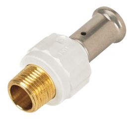 Муфта HENCO НР, ПВДФ пресс, белая, 20x1/2"" 17PKW-2004 