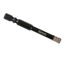 Коронка алмазная по керамограниту 6 мм PROFI 1/4 SKRAB 31106 