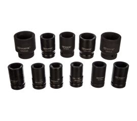 Набор головок торцевых для ручного гайковерта 1""DR, 21-50 мм, 11 предметов Thorvik LSWS11S 52774 
