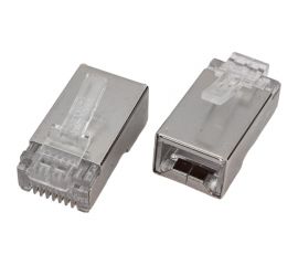 Экранированный разъем RJ-45 (8P8C) PROCONNECT под витую пару, FTP категория 5e, 5шт 05-1023-9 