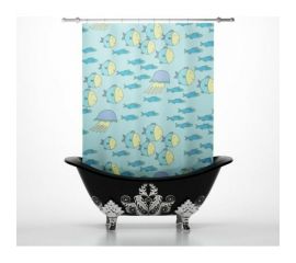Штора для ванной Аквалиния (морской коктейль) 1,8x1,8 003-16 