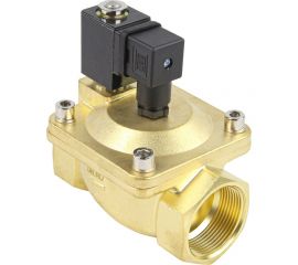 Электромагнитный клапан DN.ru VS2W-400N-PU-NC Ду40 Ру12 латунь пилотный G 1 1/2 НЗ NBR 220В D130-01274 