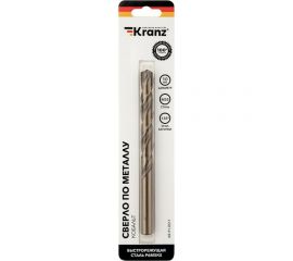 Сверло по металлу Кобальт (10x133x87 мм; HSS-Co) KRANZ KR-91-0511 