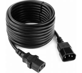 Кабель питания Cablexpert системный блок-монитор 5м C13-C14 VDE 10А черный PC-189-VDE-5M 