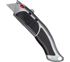 Универсальный нож Attache Selection SX2600 трапециевидный, ширина лезвия 19 мм, в комплекте 10 запасных лезвий 1432254 