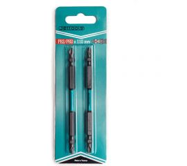 Насадки двусторонние магнитные PH2хPH2, 110 мм, 2 шт JETTOOLS W2-21-011022-2 