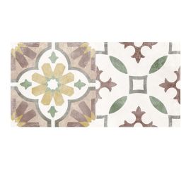 Керамическая настенная плитка LAPARET Atlas бежевый микс, 20x40 см, 1.2 кв.м, 15 плиток в упаковке х9999279382 