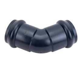 Отвод AQUAVIVA НПВХ напорный двухраструбный 110x45 AQV103110 26510 