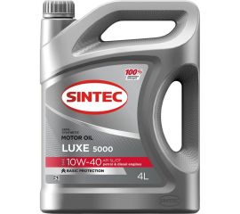 Моторное масло Sintec LUXE SAE 10W-40 API SL/CF полусинтетическое 4 л 801943 