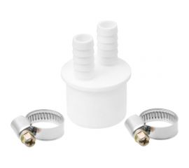 Штуцер с хомутами для промывных фильтров MasterProf d40 - 13 мм ИС.110660 