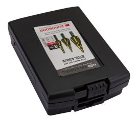 Набор ступенчатых сверл (3 шт; HSS-TiN) Euroboor ESS.430/2 