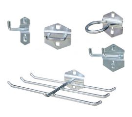 Набор крючков для перфорированной панели NORGAU NHS-046 46 предметов 101431046 