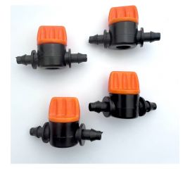 Кран для микротрубки 4 мм Профитт 4 шт. 1892549 