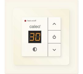 Терморегулятор Caleo 720 бежевый с адаптерами, встраиваемый цифровой, 3,5 кВт КА000001912 