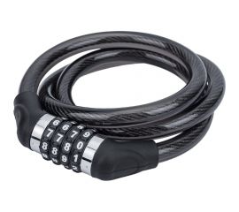 Противоугонный замок JOY KIE GK-102.707A 15 (120 см; трос 15 мм; в оплетке; кодовый; черный) HQ-0004224 