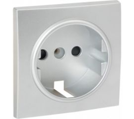 Лицевая панель 1-местной розетки EKF Валенсия, с/з 16А сталь с защитной шторкой PROxima ESR16-L-028-30 