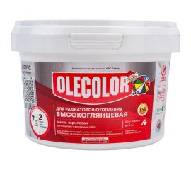 Акриловая эмаль для радиаторов отопления Olecolor (высокоглянцевая; 0.5 кг) 4300011044 