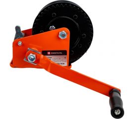 Ручная барабанная лебедка Сибталь модель LRB, 800 кг, лента 10 м 070 0018 0800 