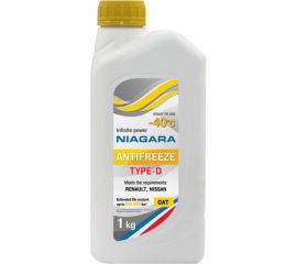 Охлаждающая жидкость NIAGARA Антифриз Type-D 40, желтый, 1 кг 13001004058 