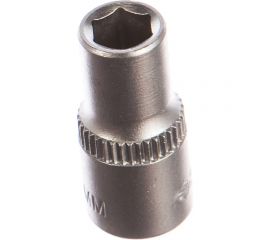 Головка торцовая МАСТЕР (6 мм; 1/4""; Cr-V; FLANK) Зубр 27715-06 